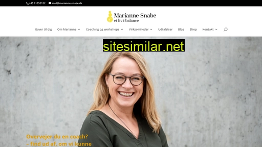 marianne-snabe.dk alternative sites