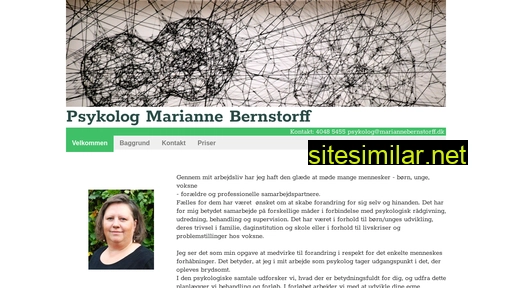 mariannebernstorff.dk alternative sites