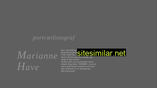 mariannehave.dk alternative sites