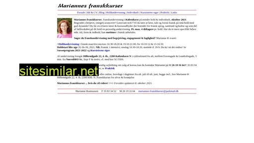 mariannes-franskundervisning.dk alternative sites