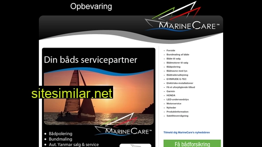 marinecare.dk alternative sites