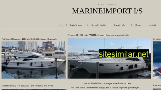 marineimport.dk alternative sites