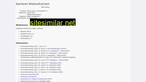 markuskarreen.dk alternative sites
