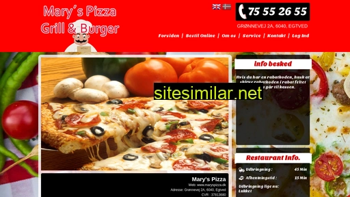 maryspizza.dk alternative sites