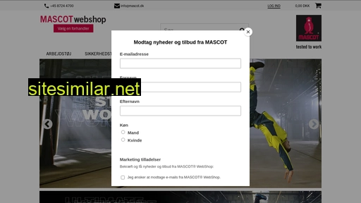 mascotwebshop.dk alternative sites