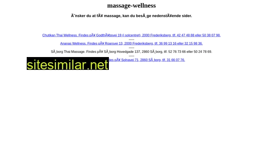 massage-wellness.dk alternative sites