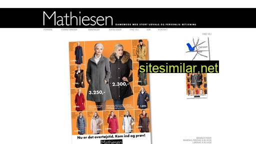 mathiesen-mode.dk alternative sites