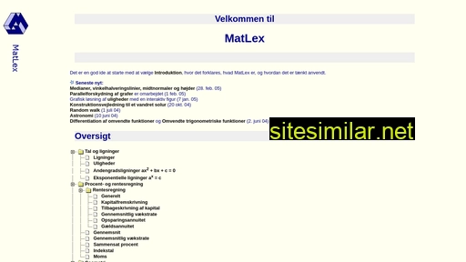 matlex.dk alternative sites