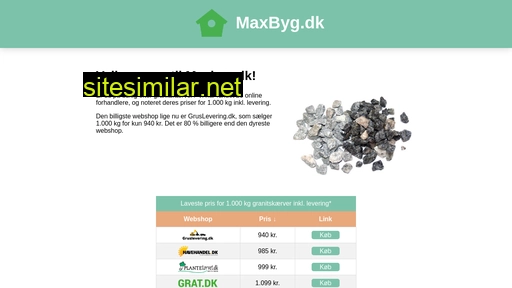 maxbyg.dk alternative sites