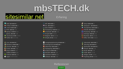 mbstech.dk alternative sites