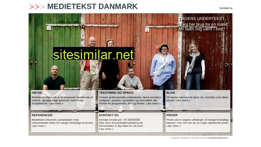 medietekst.dk alternative sites