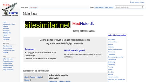 mednote.dk alternative sites