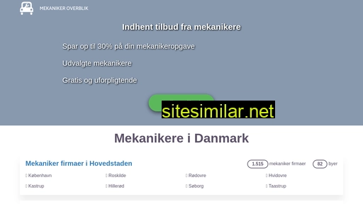 mekaniker-overblik.dk alternative sites