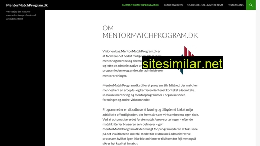 mentormatchprogram.dk alternative sites