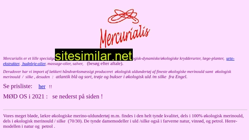 mercurialis.dk alternative sites