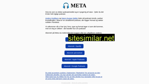 metapodcast.dk alternative sites