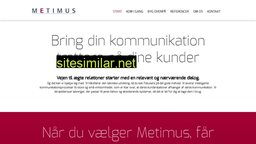 metimus.dk alternative sites