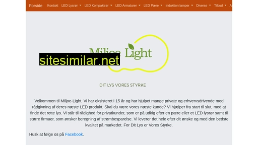 miljo-light.dk alternative sites