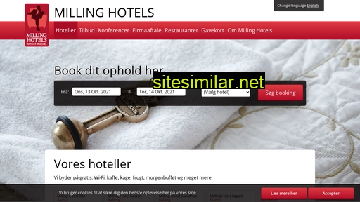 millinghotels.dk alternative sites