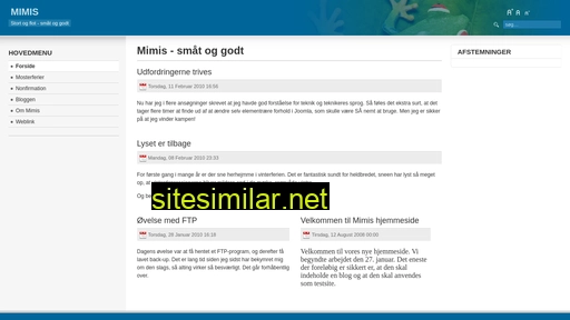 mimis.dk alternative sites