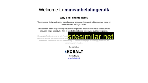 mineanbefalinger.dk alternative sites