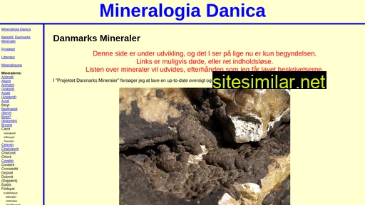 mineralogiadanica.dk alternative sites