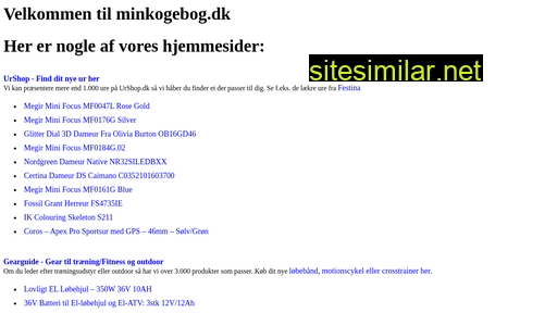 minkogebog.dk alternative sites