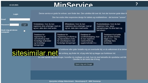 minservice.dk alternative sites