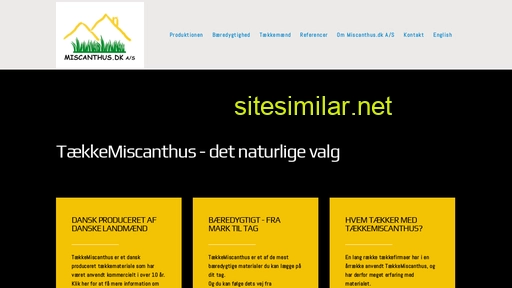 miscanthus.dk alternative sites