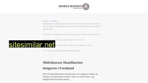 mobelmessen.dk alternative sites