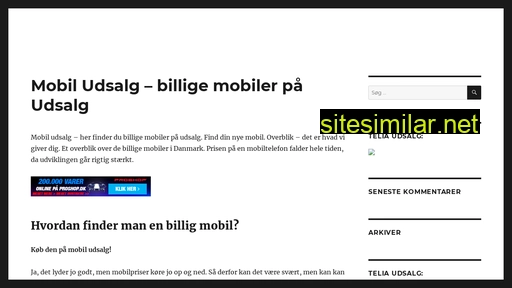 mobil-udsalg.dk alternative sites