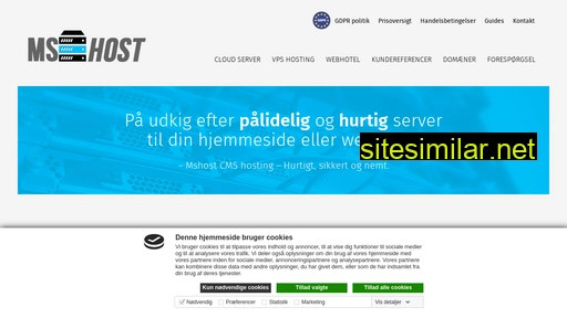 mshost.dk alternative sites