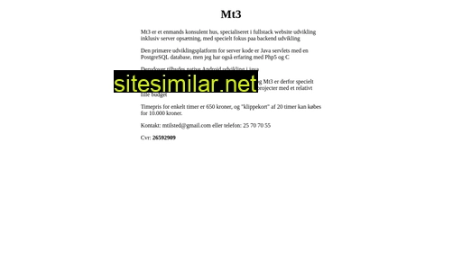 mt3.dk alternative sites
