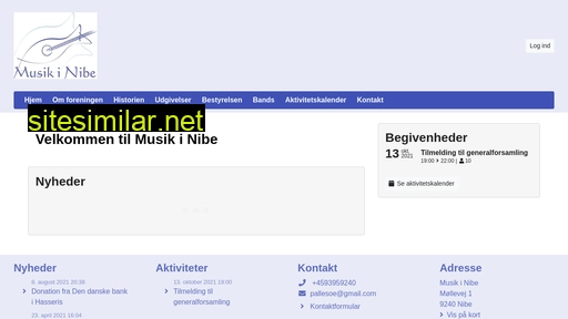 musikinibe.dk alternative sites