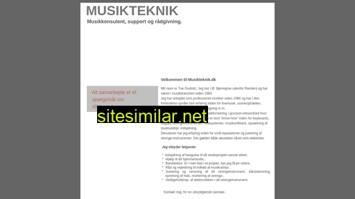 musikteknik.dk alternative sites