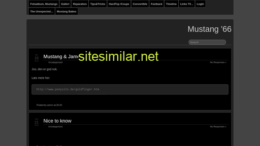 mustang66.dk alternative sites