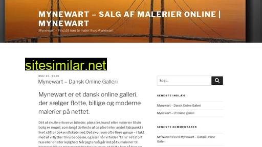 mynewart-malerier.dk alternative sites