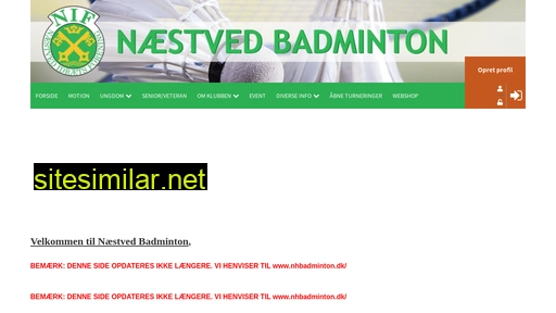 naestvedbadminton.dk alternative sites