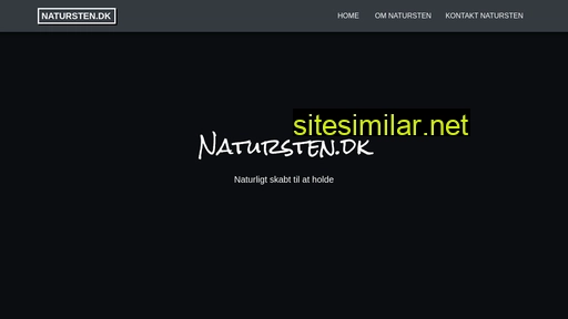 natursten.dk alternative sites