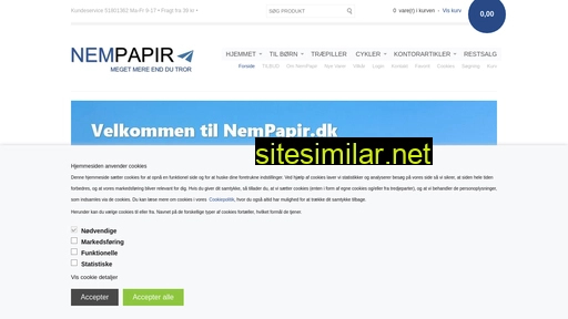nempapir.dk alternative sites