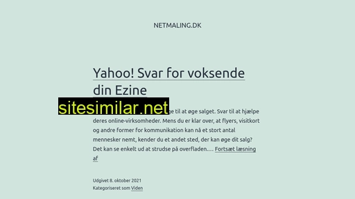 netmaling.dk alternative sites