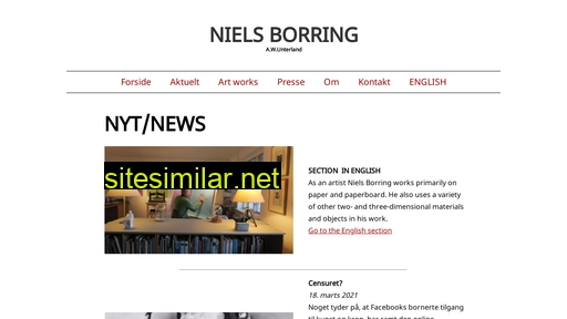nielsborringart.dk alternative sites