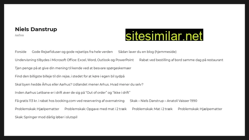 nielsdanstrup.dk alternative sites