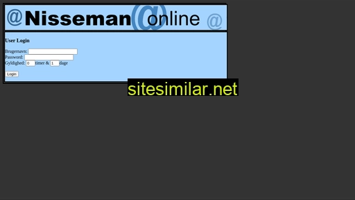 nisseman.dk alternative sites