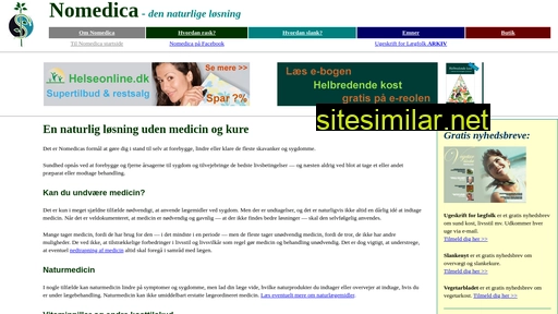 nomedica.dk alternative sites