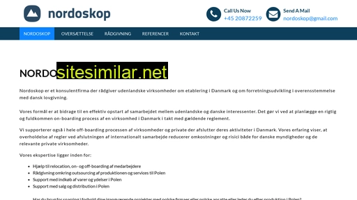 nordoskop.dk alternative sites