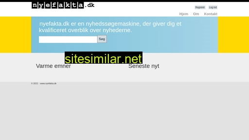 nyefakta.dk alternative sites