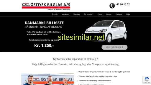 oestjyskbilglas.dk alternative sites