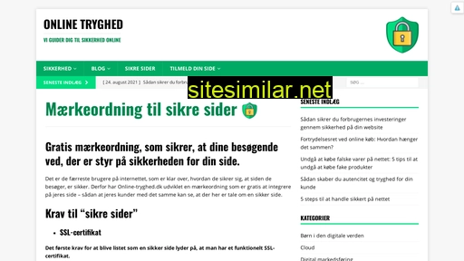 online-tryghed.dk alternative sites