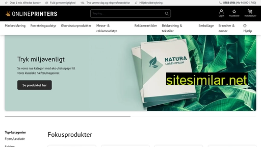 onlineprinters.dk alternative sites